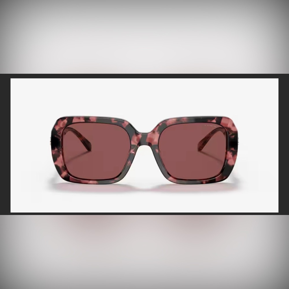 Coach Tortoiseshell Square Sunglasses